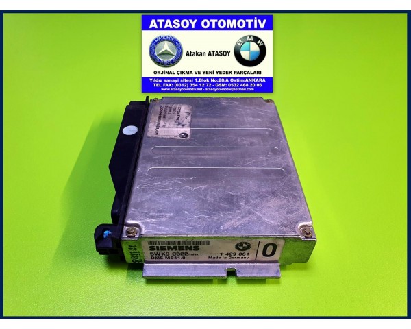 BMW E39 520İ 523İ 528İ MOTOR BEYNİ DME MS41.0 1429861 1432401 1429373 1427703 1744598 1744897 1429895 1429999 1429472 1427704 1744711 1744160 5WK90322 5WK90321 5WK9032 5WK9022 5WK9018 5WK9015 12141429999 12141429861 M52